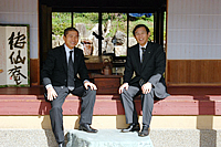 梅仙庵にて