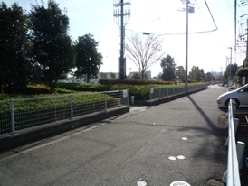 突き当り写真