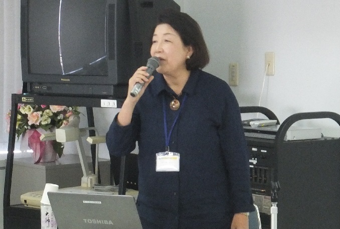 講師の市場美佐子さんの写真