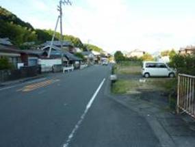 上富田すさみ線道路環境整備外合併工事 施工前の写真