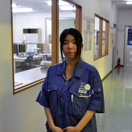 太洋工業株式会社（和歌山市）山口　孝代さん　21歳の写真