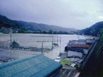 平成23年9月台風12号(印南町宮ノ前地内)の画像