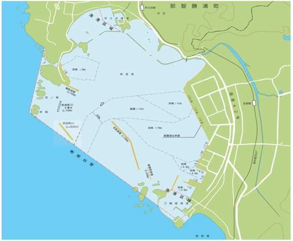 新宮港の位置図