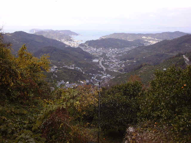 拝の峠からの風景写真