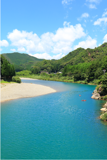 清古座川の風景写真