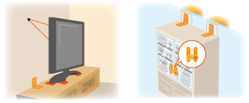 金具の使用用途のイラスト