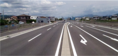 都市計画道路　西脇山口線　川永工区（和歌山市）の写真