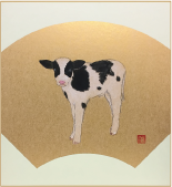 牛が描かれた作品の写真