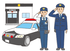 警察官のイラスト