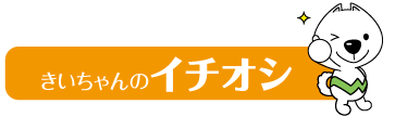 きいちゃんのイチオシ