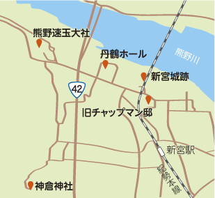 新宮市の地図