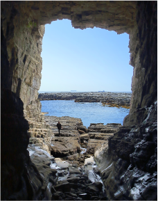 志原海岸・鳥毛洞窟の写真