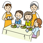 子供食堂のイラスト