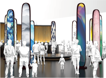 和歌山館(仮称)展示のイメージイラスト