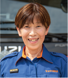 有田市消防団 班長 雑賀 安紀さんの写真