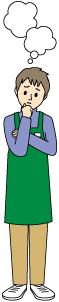 考える人のイラスト