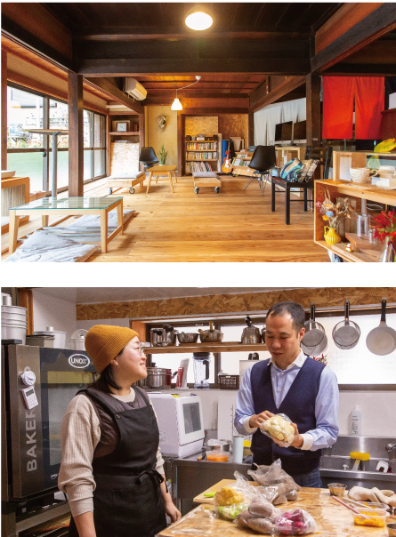 農産物の加工場 さとたく室内の写真 仕事風景