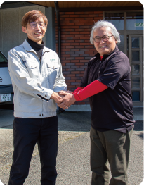 山﨑 国寛さんと梶田 孔三さんの写真