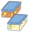 タッパーのイラスト