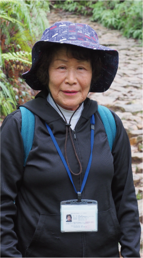 石坂 容子さん(世界遺産マスター)の写真
