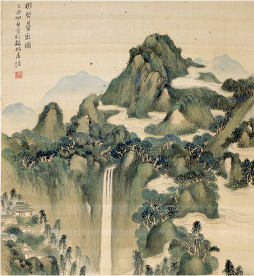 江戸時代の画家、野呂介石の作品