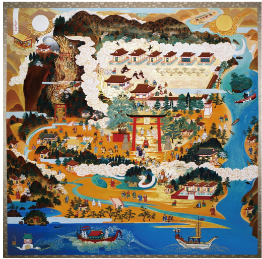 熊野曼荼羅の画像