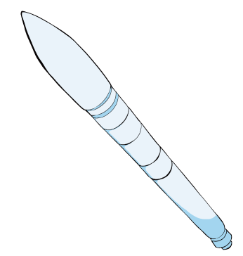 ロケットのイラスト