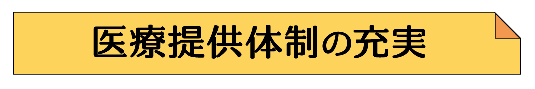 医療提供体制の充実