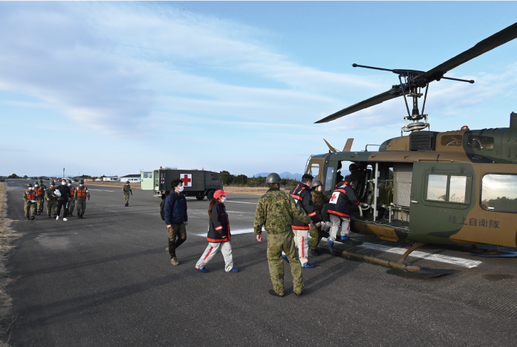 災害訓練の画像