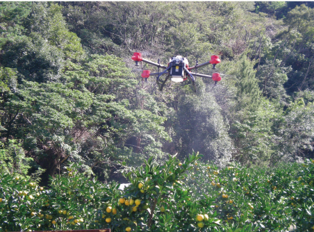 農業用ドローン写真