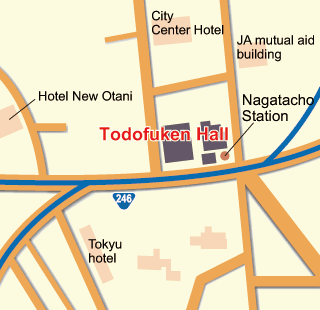 Map of the Wakayama Prefecture, Tokyo Office