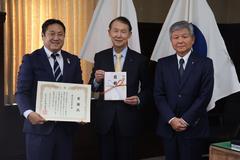 共新感謝状贈呈