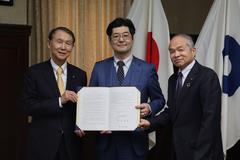 アカツキマキナ進出協定式