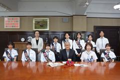 ガールスカウト和歌山県連盟の皆さんと懇談