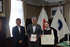 株式会社杉浦エステート様から企業版ふるさと納税による寄附をいただきました