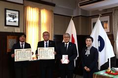 ふるさと和歌山応援寄附金に対する感謝状贈呈式