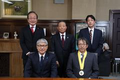 全国障害者技能競技大会金賞獲得選手と懇談