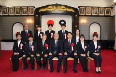 私立専修学校各種学校卒業予定の優秀者に対する知事賞授与式