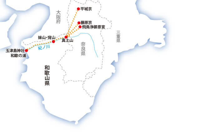 和歌山県の地図