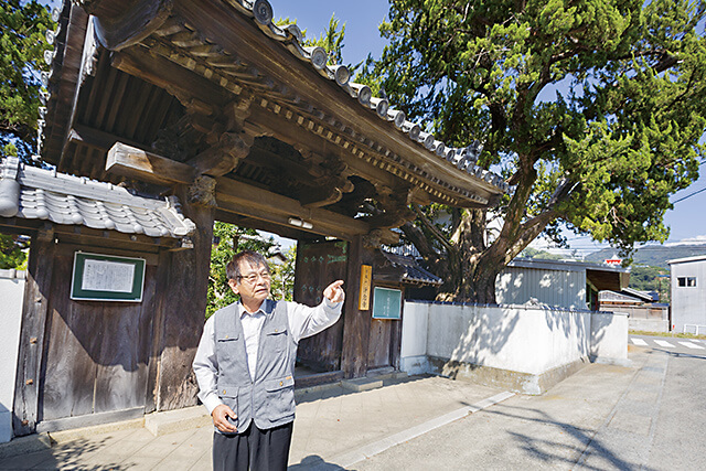 水害について語る御前さん