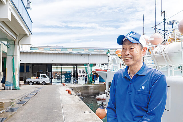 マグロ漁船の誘致を行っている太田市場長