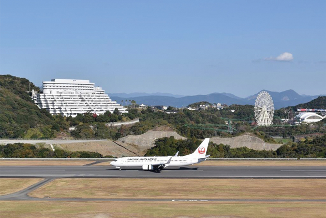 2024(令和6)年度利用者数が過去最高を更新した熊野白浜リゾート空港。