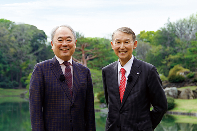 知事対談のイメージ。冨山和彦氏と和歌山知事