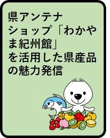 県アンテナショップ「わかやま紀州館」を活用した県産品の魅力発信