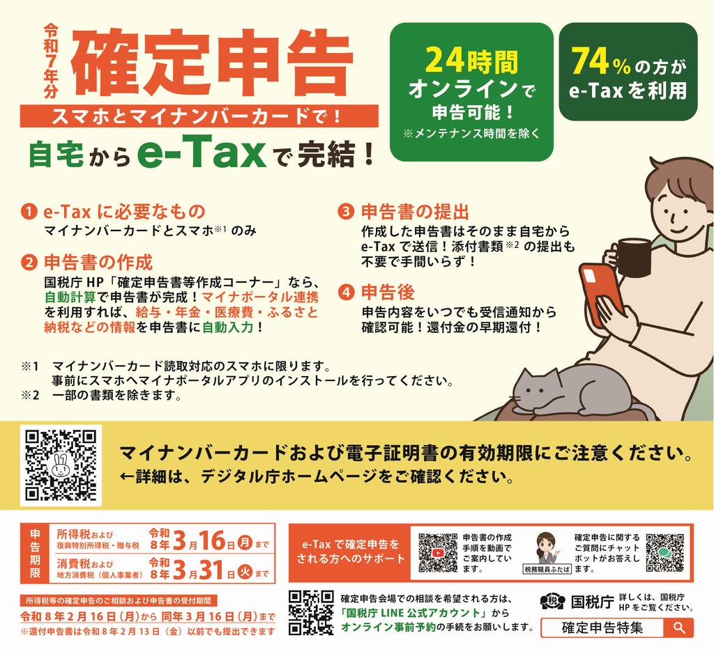 確定申告　e-Tax