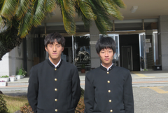 和歌山県立田辺高校のメンバー写真