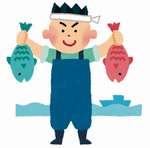 漁師のイラスト