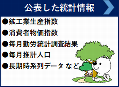 公表した統計情報