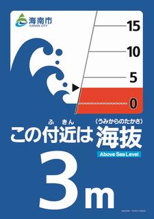 海南市海抜