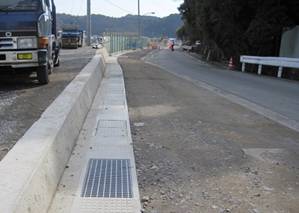 栄岩線小規模道路改良工事 施工後の写真